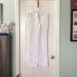 EUC Henry & Belle white Ideal straight jeans